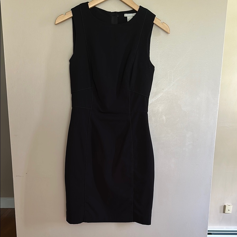 H&M Black Sleeveless Sheath Mini Dress